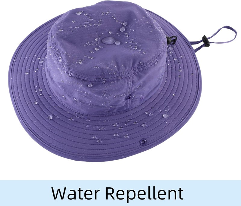 Connectyle Sun Hat for Men Women Outdoor UV Protection Safari Hat for Fishing Hiking Gardening Breathable Cowboy Hat UPF50 - Image 3